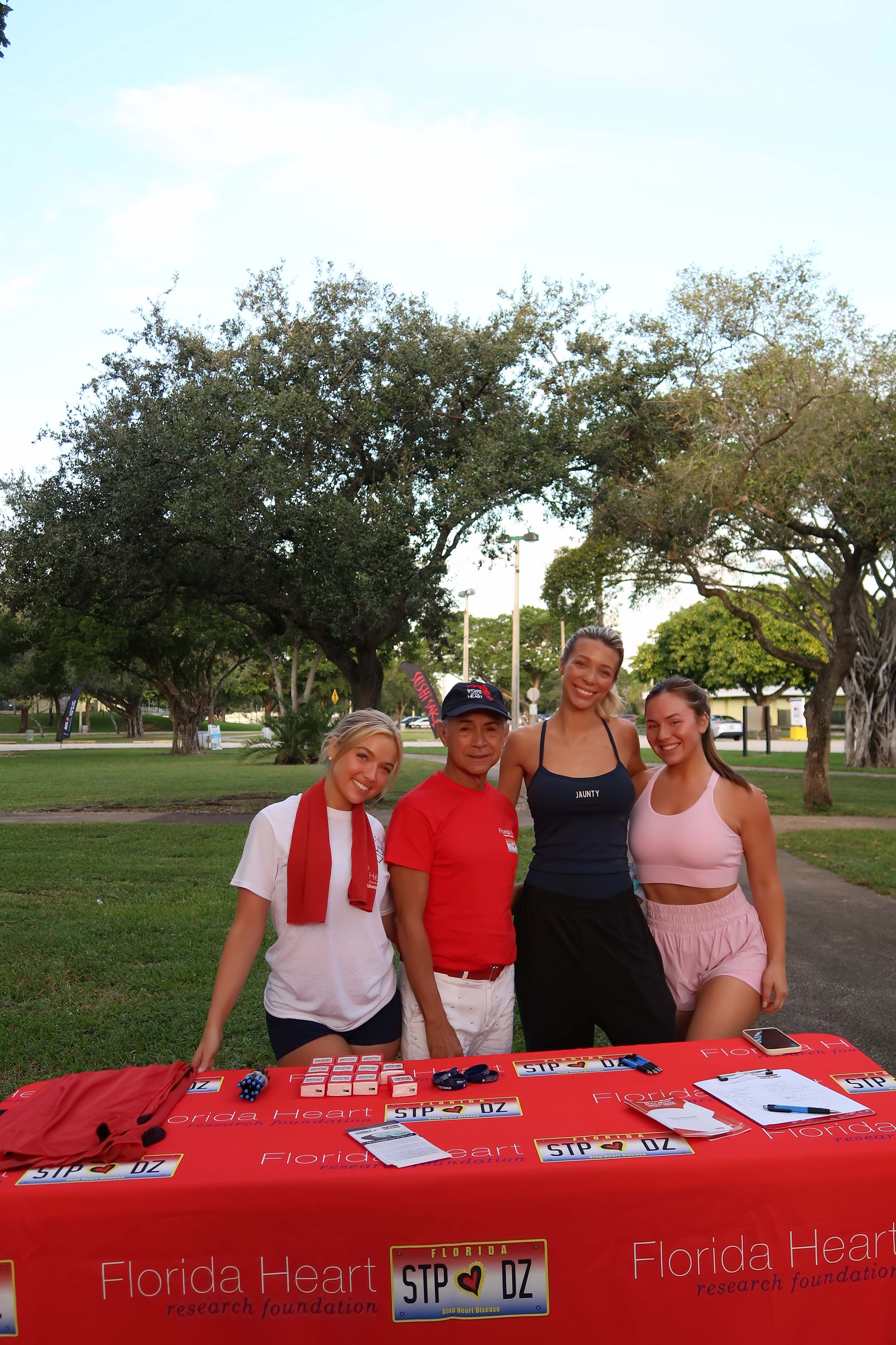 Color Run Registration Table